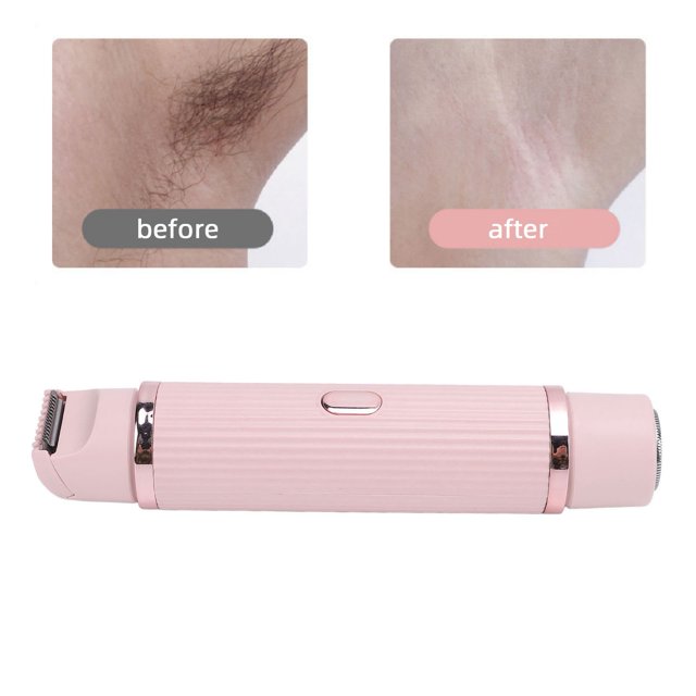 Tondeuse Électrique à Double Tête pour Femme, Coupe-Bikini, pour Femmes, Rechargeable, Portable