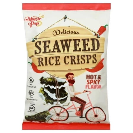 Kim's Magic Pop - Seaweed Rice Crisps Hot & Spicy, 30g - Walmart.ca