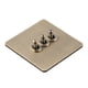 thumbnail image 3 of Interruptor de palanca de acero inoxidable verde bronce tipo 86 para pared de 1 a 4 gangas de 1 / 2 ma, 3 of 11