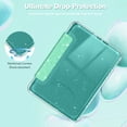thumbnail image 3 of Fintie Clear TPU Case for 7" Kindle Paperwhite (12th Gen, 2024) & Kindle Colorsoft – Slim Transparent Back Cover with Auto Wake/Sleep, Glitter Green, 3 of 9