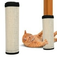 thumbnail image 4 of Sisal Fabric, Cat Scratching Post Sisal Table Leg Cat Scratch Furniture Protector Cat Scratching Mat Cat Grinding Claws Scratching Scratching Post Furniture Protect for Cats, 4 of 7
