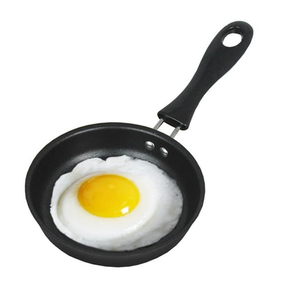 RAPOBRIX Small Egg Frying Nonstick Pan Non-stick Cooker Circular Mold Pancake Pan Breakfast Skillet for Pancake, Fried Egg,Burger and Bacon