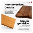 thumbnail image 4 of Set Tablas Para Cortar de Madera de Acacia Premium Cookify Juego de 3 Pzas Extra Gruesas con Canal Antiderrame, 4 of 8