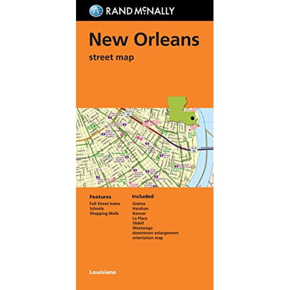 Pre-Owned Folded Map New Orleans/Hammond/Ponchat La Streets (Other)