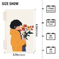 thumbnail image 2 of FORMRS 1-Subject Spiral Notebook 8" x 5" College Ruled 60 Refillable Sheet A5 Hard Cover, Cartoon Flowers, 2 of 7