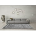 thumbnail image 3 of Ahgly Company Indoor Square Abstract Gray Modern Area Rugs, 7' Square, 3 of 4