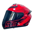 thumbnail image 3 of Casco integral para bicicleta, protector a prueba de golpes, ligero y cómodo para BMX. Rojo L, 3 of 9