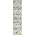 thumbnail image 2 of Rugs.com Morocco Collection Rug – 10 Ft Runner Light Blue High-Pile Rug Perfect For Hallways, Entryways, 2 of 9