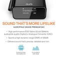 thumbnail image 4 of Auris Blume Pro HiFi Bluetooth 5.0 Receptor de música Adaptador Bluetooth de largo alcance con Audiophile DAC, LDAC, aptX HD, pantalla OLED y salida AUX coaxial óptica para estéreo doméstico, receptor, 4 of 5