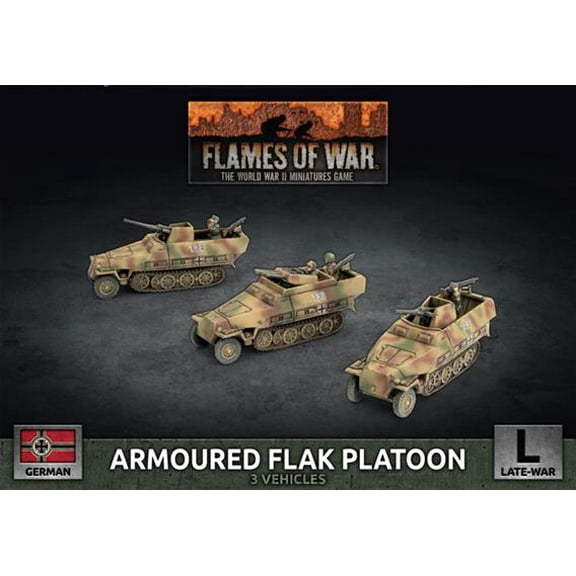 Battlefront Miniatures Armoured Flak Platoon New