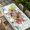 LightCyan, variant on Happy Easter Table Cloths for 3 Foot Rectangle Tables, Spring Gnomes Rabbits Eggs Love Flowers Pink Patio Waterproof Elastic Fitted Tablecloths, Washable Rectangular Table Cover for Camping