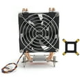thumbnail image 2 of Computer Heat Sink, 4 Heat Copper Tube CPU Cooler Fast Heat Dissipation  For 1150 For 1366 For LGA2011, 2 of 8