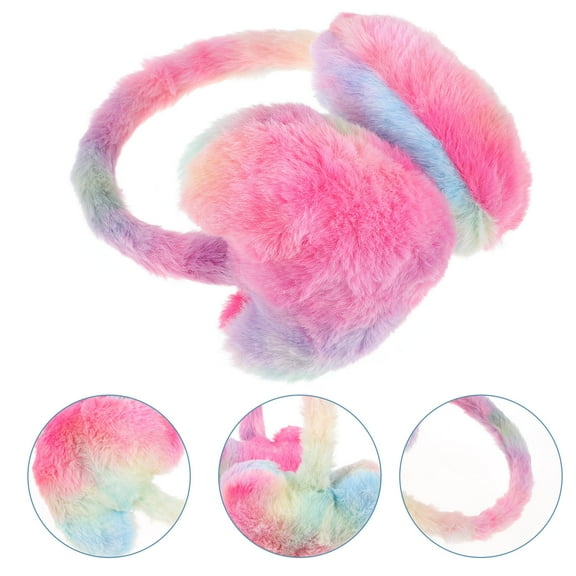 HOMEMAXS  Christmas Ear Muffs Cold Weather Covers Warm Earmuffs Heart Shape