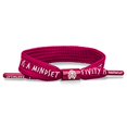 thumbnail image 2 of Original Hand Assembled Red Positivity is a Mindset Adjustable Single Lace Bracelet for All Ages Men | Women, 2 of 2