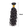 thumbnail image 4 of Hair Water Human Hair Bundles Natural Black Color Brazilian Unprocessed Virgin Hair 1 Bundle Wet And Wavy Bundles Human Hair Extensions, Pullover Toupee, 4 of 9