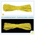 thumbnail image 4 of Uxcell Corde Paracorde Réfléchissante, Corde Paracorde Fluorescente pour Camping Randonnée Pêche Jaune 49 Pieds, 4 of 7