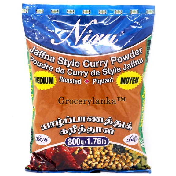 Niru Jaffna Medium Hot Curry Powder (Roasted) 800g