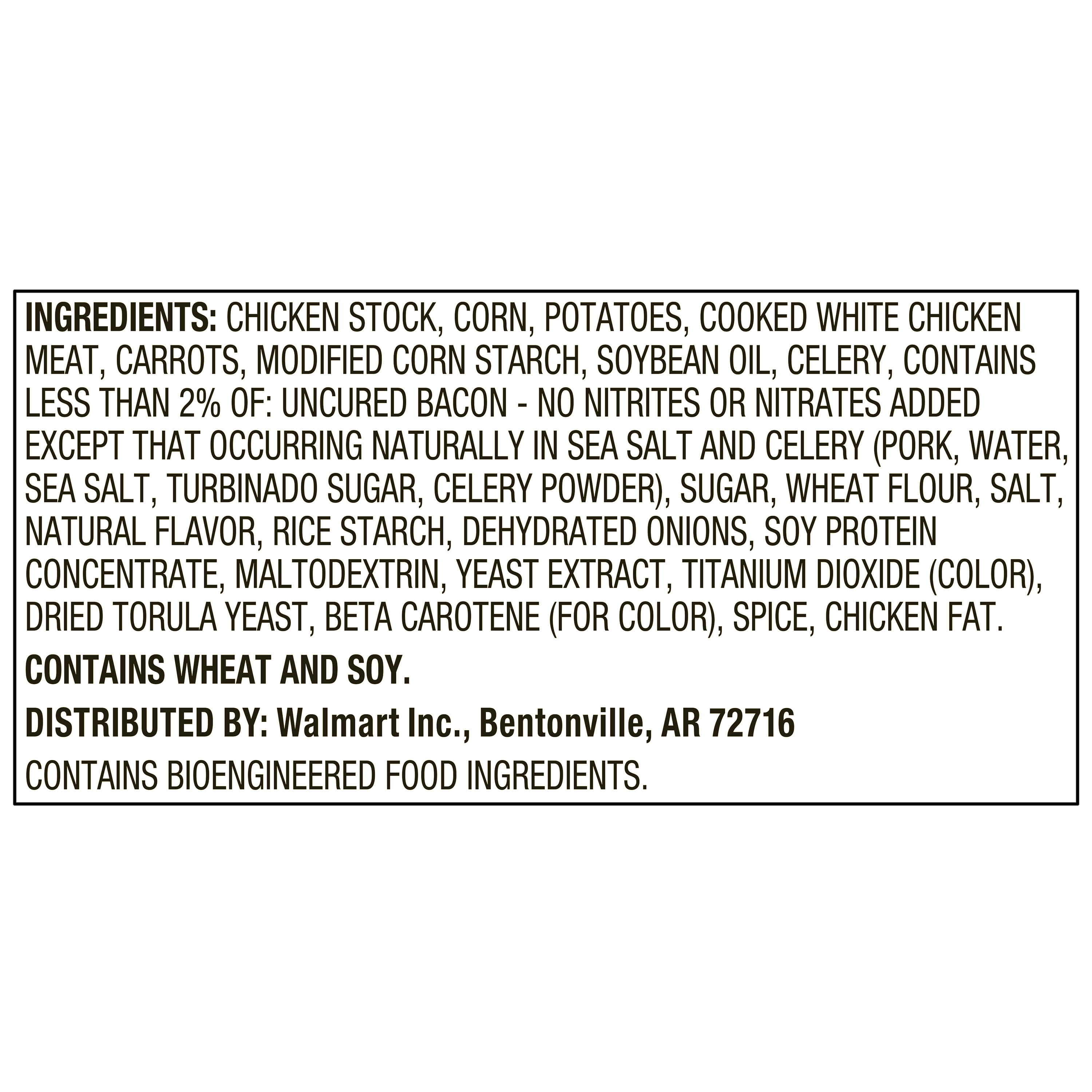 (3 pack) Great Value Traditional Minestrone Soup, 18.8 oz Can (Shelf Stable)
