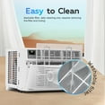 thumbnail image 5 of 10,000 BTU Window Air Conditioner with LED Screen, Remote Control, Dehumidifier, and Fan (Covers 450 sq. ft.), 5 of 8