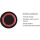 thumbnail image 3 of 2pcs Bling Crystal Accessories Rhinestones Parts Trim Multimedia knob cover Decal Interior Visors(Multimedia knob cover), 3 of 4