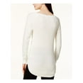 thumbnail image 2 of maison Jules Womens Dot Pullover Sweater, Off White, X-Small, 2 of 4
