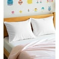 thumbnail image 5 of Warmstar 100% Cotton Toddler Pillowcase Set of 2, 600 Thread Count for Kids (13"x 18"), Soft, Breathable & Durable Cotton Cover with Envelope Closure, White, 5 of 5