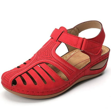 

Women Sandals New Summer Shoes Woman Plus Size 44 Heels Sandals For Wedges Chaussure Femme Casual Gladiator Platform Shoes Talon
