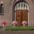 thumbnail image 4 of 10 Bundles Artificial Flowers Fake Daffodils Flowers UV Resistant No Fade Faux Greenery Faux Plastic Lotus for Wedding Garden Hanging Planter Indoor Porch Patio Office Home Decoration Pink, 4 of 7