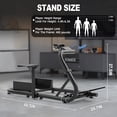 thumbnail image 4 of Marada Pro Racing Simulator Cockpit Stand Adjustable for Logitech G25 G27 G29 G920, 4 of 15
