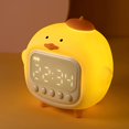 thumbnail image 1 of Cute Duck Alarm Clock Night Light, Children's Fun Duckling Wake Up Lamp, Alarm Clock, Sleep Training Clock, Birthday Gift YH, 1 of 6