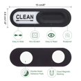 thumbnail image 2 of Dishwasher Magnet Clean Dirty Sign Oval Heart Sign with Adhesive, Black, 2 of 6
