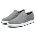 thumbnail image 6 of CMR CHAMARIPA Gray Nubuck Elevator Shoes For Men - Men's Casual Slip-On Shoes To Look Taller 6 CM / 2.36 Inches, 6 of 11