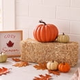 thumbnail image 2 of Straw Bale Decoration, Natural, 8" x 8" x 20", Fall by Way To Celebrate, 2 of 5
