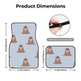 thumbnail image 3 of Salouo Playful Walrus Wonders for 4-Piece Floor Mats, Custom Fit Car Mats All-Weather Car Foot Mats Automotive Floor Mats for Cars, Trucks, SUVs, Vehicle Floor Liner, 3 of 7