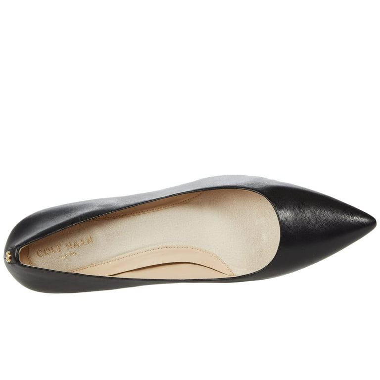 Cole Haan The Go-To Park Pump 65 mm (Womens, Black Leather, 7.5