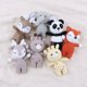 thumbnail image 5 of 7 Styles 5Inch Cute Handwoven Stuffed Animal Toys Cartoon Crochet Elephant Fox Deer Panda Toy Kids Sleeping Doll Home Decoration, 5 of 5
