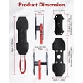 thumbnail image 4 of Witaxima Brake Caliper Compression Tool, 7-Piece 360° Ratcheting Brake Pad Spreader with Magnetic Extension Plates, Red, 4 of 13