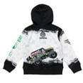 thumbnail image 3 of Monster Jam Grave Digger Fleece Zip Up Athletic Hoodie Toddler to Big Kid, 3 of 5