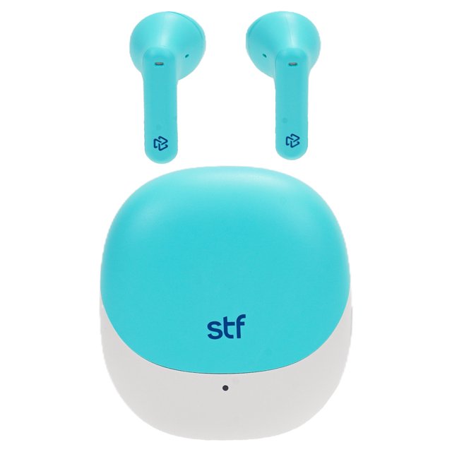 Audífonos STF inalámbricos para niños KIDDOS TWS | 30hrs Uso, ENC, Sonido seguro, color azul