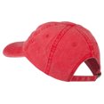 thumbnail image 3 of 3 Rings Connected Embroidered Cap - Red OSFM, 3 of 5