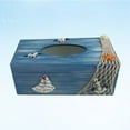 thumbnail image 3 of 1PC Mediterranean Decorative Tissue Box Wooden Crafts Storage Box Home Desktop Decoration (Blue Sailboat)1PC Mediterranean Decorative Tissue Box Wooden Crafts Storage Box(Blue Sailboat), 3 of 6