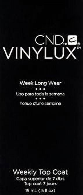 CND Vinylux Top Coat + Fedora – 2-in-1 Nagellack-Versiegelung, 30 Ml