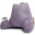 thumbnail image 1 of Cojín de lectura Clara Clark para cama adulto con respaldo para espalda, color morado, 1 of 7