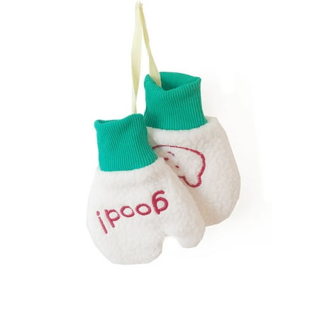 

OOKWE Bear Mittens with String Toddler Gloves Winter Warm Gloves Cartoon Animal