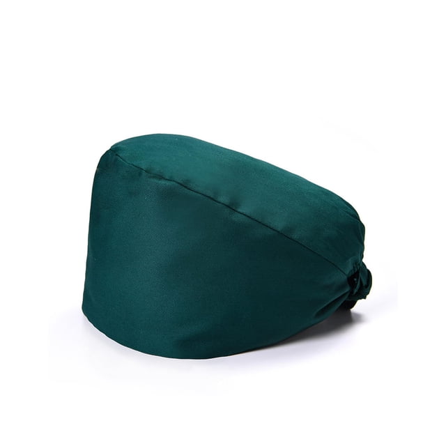 Wweixi 8 Pcs Gourd Caps Nurse Long-time Service Pure Color Dull Polish Printed Professional Assorted Colors Work Uniform Operating Hats L01 L39