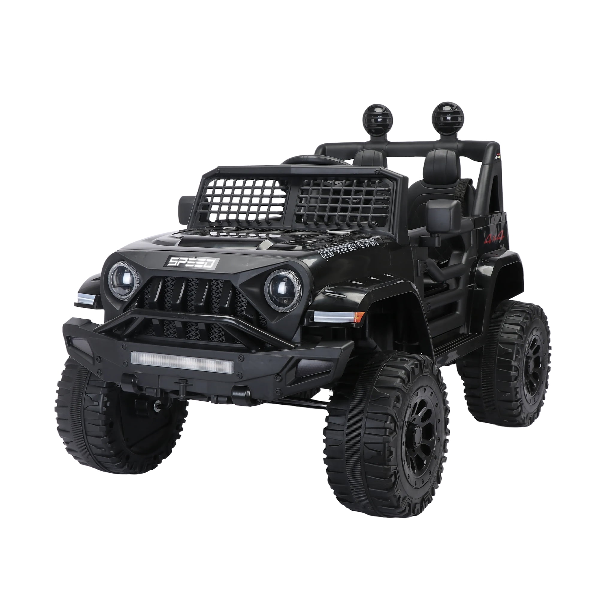 Resenkos 12v Battery-Powered Toy Truck for Kid, Kids Ride On Truck Electric Vehicle with Parents Remote Control, Three Speed Adjustable, Black Resenkos 12v Battery-Powered Toy Truck for Kid, Kids Ride On Truck Electric Vehicle with Parents Remote Control, Three Speed Adjustable, Black