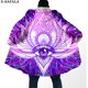 thumbnail image 1 of Capa de sueño con estampado 3D de ojos psicodélicos Trippy para hombres, abrigo grueso y cálido con capucha, abrigo de lana a prueba de viento, bata, manta, 1, 1 of 4
