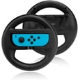 thumbnail image 1 of Switch Joycon Steering Wheel * 2, Joy-Con Racing Wheel Switch JoyCon Handle Steering Wheel Switch Racing Steering Wheel Mario Kart Racing Game Accessories Game Steering Wheel for Switch Joycon, 1 of 7