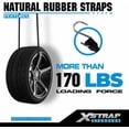 thumbnail image 3 of 20 Pack Multiple Size Natural Rubber Tarp Bungee Straps Tie Down Cords with S Hooks Heavy Duty Ideal EPDM Bungee Cords for Outdoor, Tarp Covers, Canvas Canopies and Cargo, 3 of 3