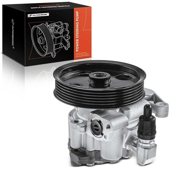 A-Premium Power Steering Pump with Pulley Compatible with Mercedes-Benz W204 C207 C300 C350 E350 E550 2010-2011 V6 3.0L 3.5L 5.5L